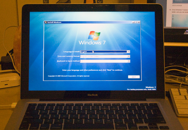 know which version of windows 7 for bootcamp mac